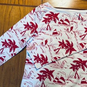 Women boat neck 3/4 sleeve top